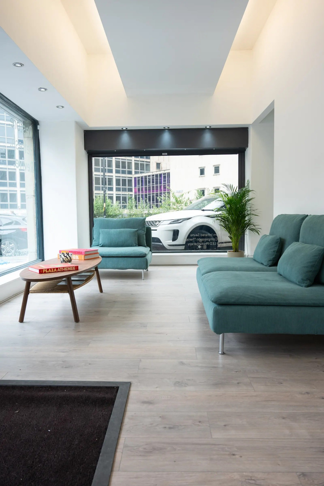 The client lounge inside a Cryo Revive studio